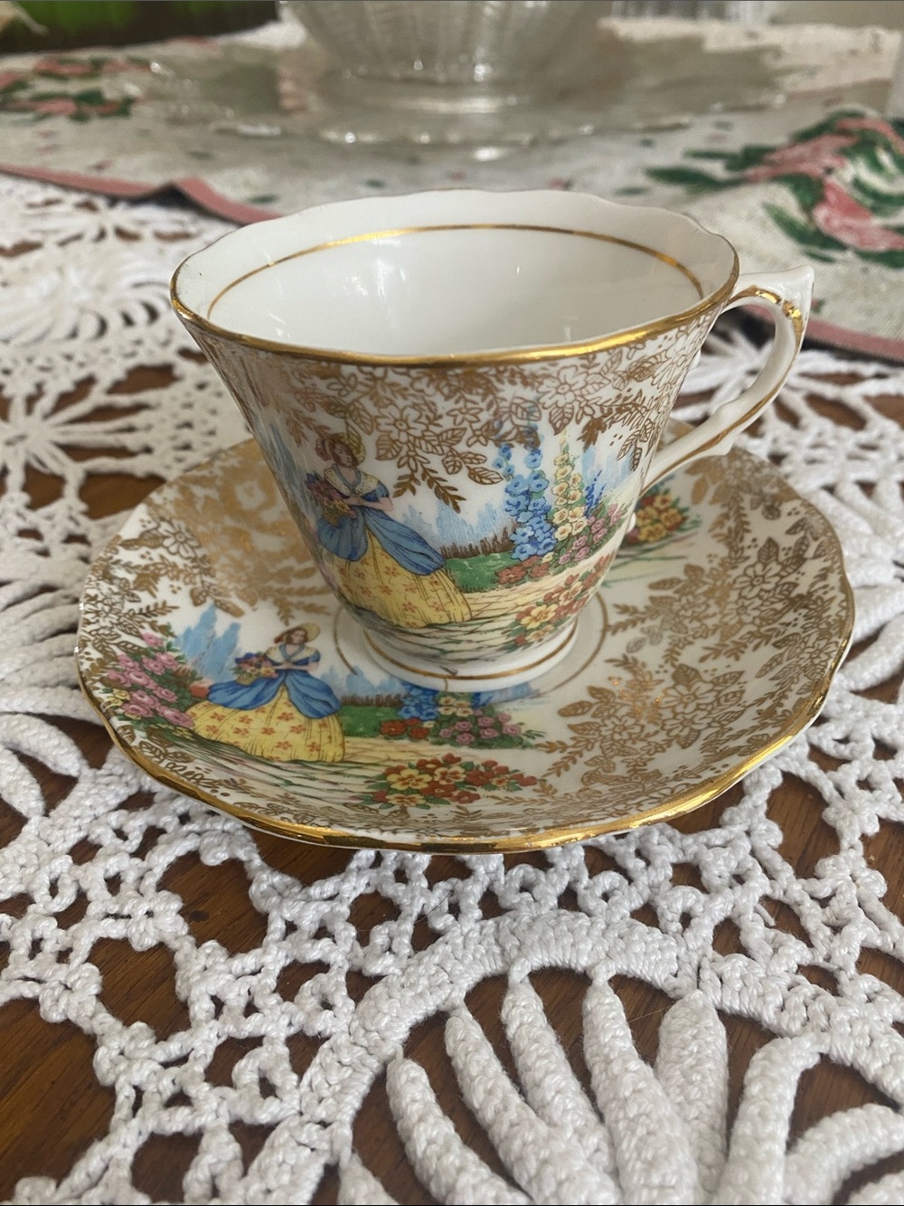 Teacup and Saucer Colclough Made in England